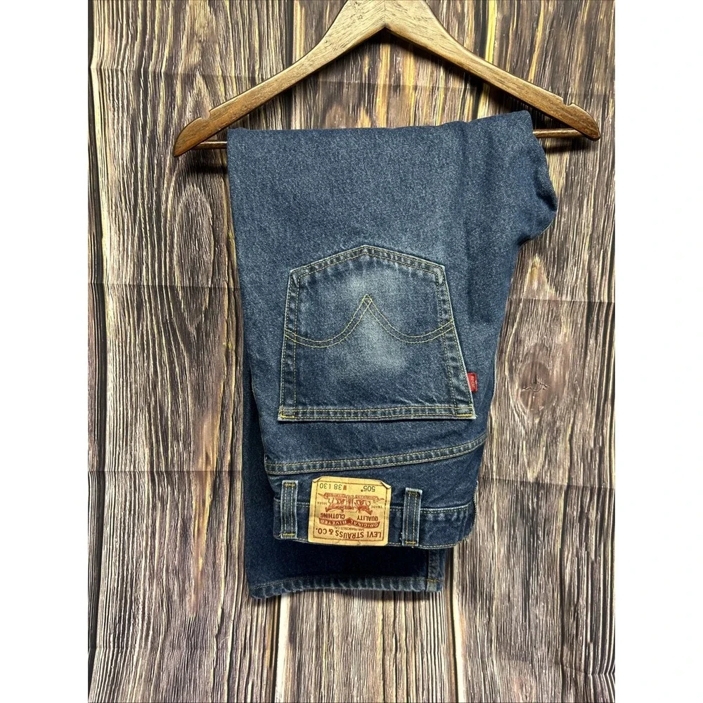 Levis Regular Fit 505 Mens Jeans Blue Size W38/L30‎